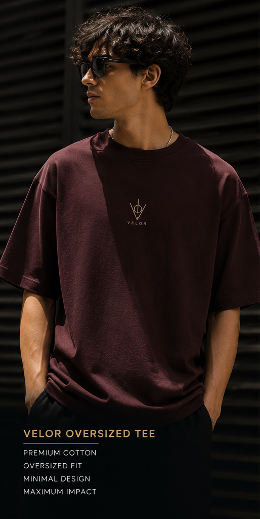 Velor Oversized Classic Tee