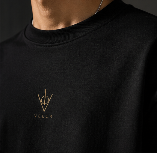 Velor Oversized Classic Tee