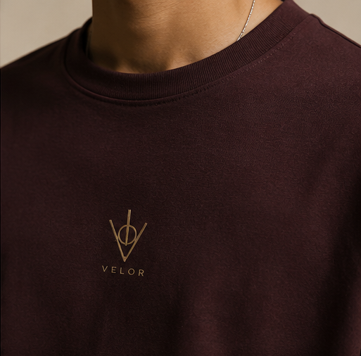 Velor Oversized Classic Tee