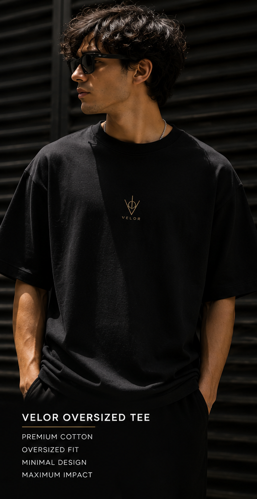 Velor Oversized Classic Tee