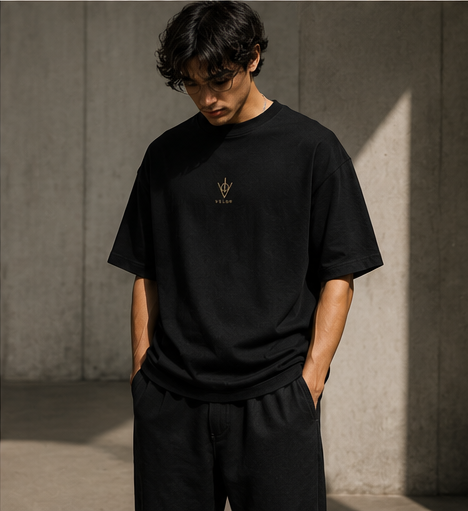 Velor Oversized Classic Tee